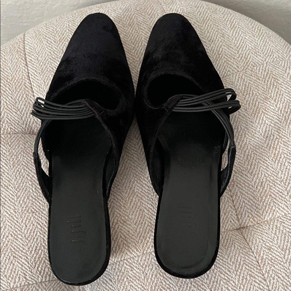 J. Jill Women's Mules in Velvet Black with details in Size 6.5M - Picture 7 of 12
